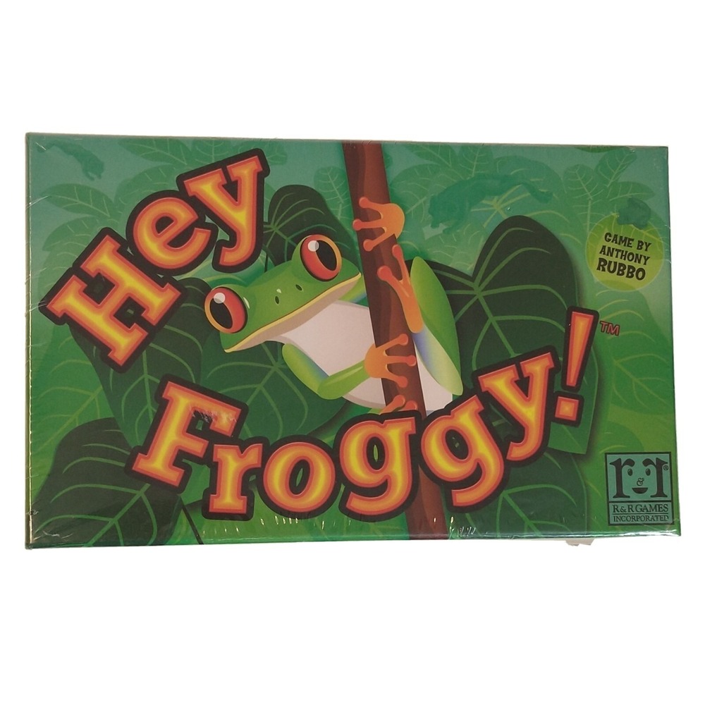 Hey Froggy! Board Game R&R Games Anthony Rubbo New Sealed 2-4 Players Ages 10+